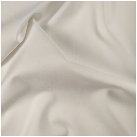 Ткань трикотаж джерси (белый) 95% вискоза, 5% полиамид , 50 см * 150 см, италия