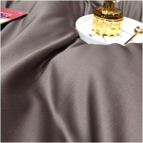 Ткань для постельного белья Черный жемчуг, Мако-сатин, ширина 250 см, длина отреза 7 метров, 100% египетский хлопок