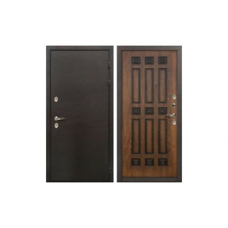 Входная металлическая дверь Лекс Рим Голден патина черная №33