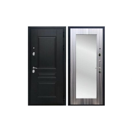 Входная металлическая дверь Рекс Премиум Н с зеркалом Пастораль (Венге / Сандал серый)
