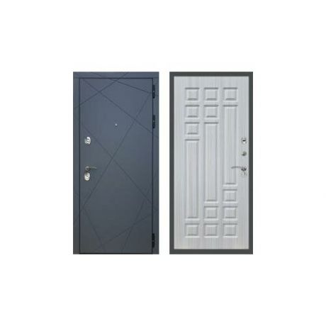 Дверь входная (стальная, металлическая) Rex 13 ФЛ-32 "Сандал белый"