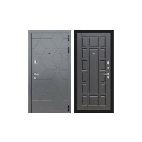 Входная металлическая дверь Лабиринт Космо 12 (Графит / Венге)
