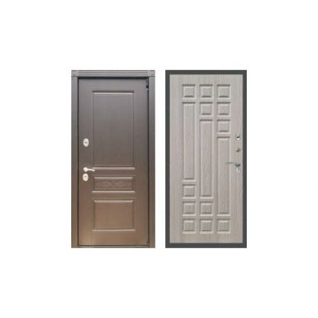 Дверь входная (стальная, металлическая) Сенатор Премиум S Шоколад ФЛ-32 