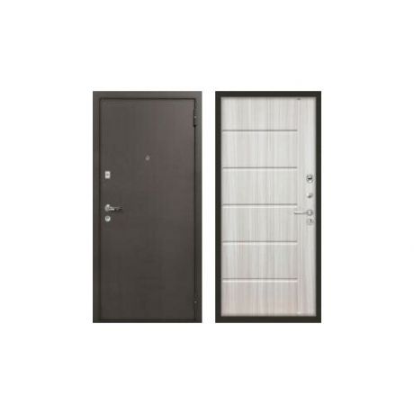 Дверь входная (стальная, металлическая) Лекс 1А с панелью 42 "Сандал белый"