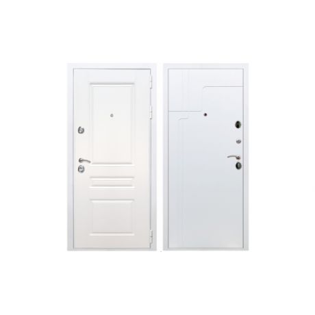 Входная металлическая дверь Рекс Премиум Н ФЛ-246 (Белый / Белый софт)