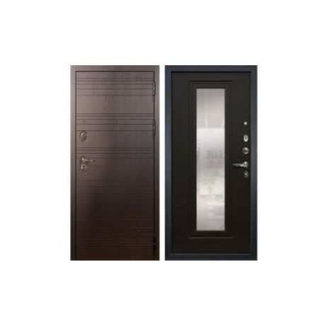 Входная металлическая дверь Лекс Легион с Зеркалом Венге №22
