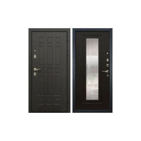 Входная металлическая дверь Лекс Сенатор 8 с зеркалом Венге №22