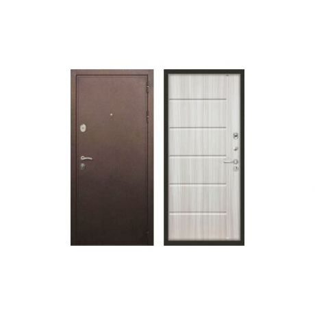 Дверь входная (стальная, металлическая) Лекс Цезарь 42 "Сандал белый"