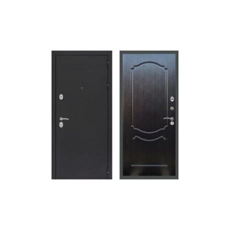 Дверь входная (стальная, металлическая) Сенатор Практик 3К Черный муар ФЛ-130 "Венге"