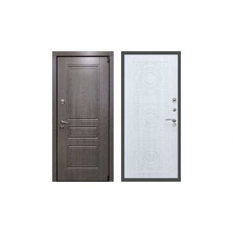 Дверь входная (стальная, металлическая) Сенатор Премиум S Лиственница Д-18 "Сосна белая"