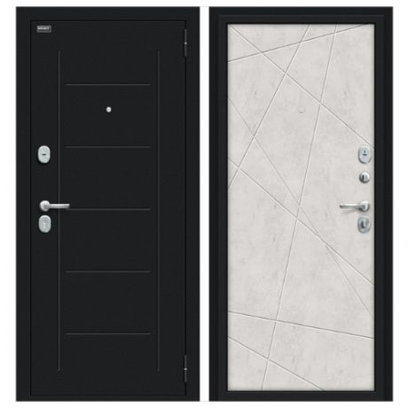 Входная дверь Браво/Dveri Bravo/Граффити-5 Букле черное/Look Art, двери браво 2050x960 правая
