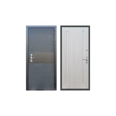 Дверь входная (стальная, металлическая) Сенатор Black CISA ФЛ-68 "Лиственница бежевая"