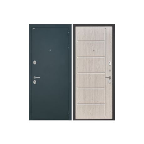 Дверь Греция черный шелк/ФЛ-102 сосна белая