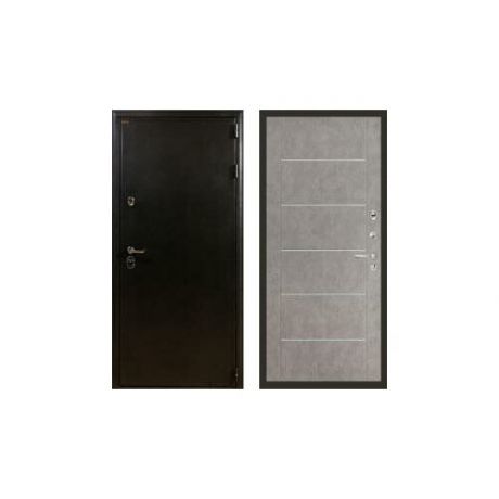 Дверь входная (стальная, металлическая) Лекс Колизей 80 "Бетон светлый"