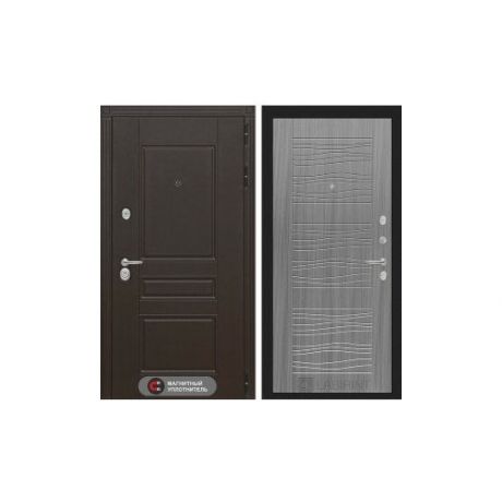 Входная металлическая дверь Лабиринт Мегаполис 06 Сандал серый