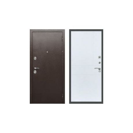 Дверь входная (стальная, металлическая) Сенатор Практик 3К ФЛ-290 "Силк сноу"