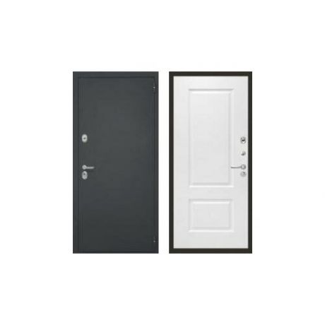 Дверь входная (стальная, металлическая) Интекрон Гектор Альба "RAL 9003"