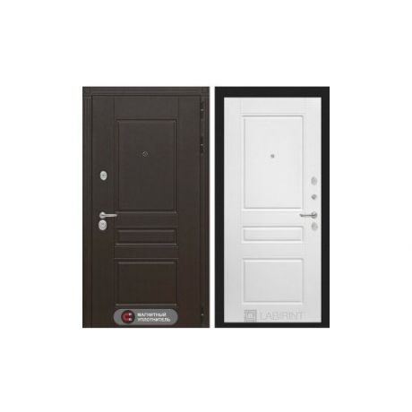 Входная металлическая дверь Лабиринт Мегаполис 03 Белый софт