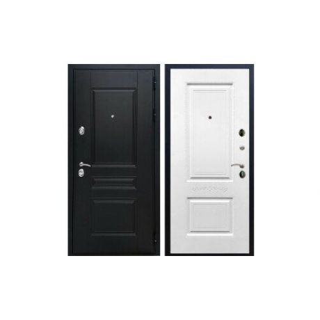 Входная металлическая дверь Рекс Премиум Н Смальта 04 (Венге / Белый силк сноу)