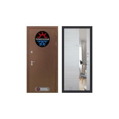 Дверь входная (стальная, металлическая) Labirint Термо Магнит с зеркалом