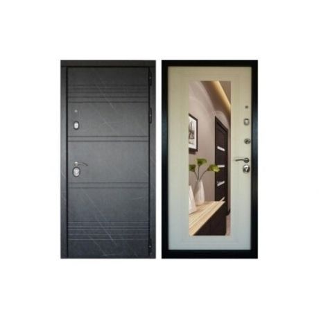 Дверь входная Дверь Эльзас (МДФ/МДФ+Зеркало) 2050*960 Левая