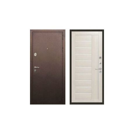 Входная металлическая дверь Лекс Цезарь Дуб беленый №38