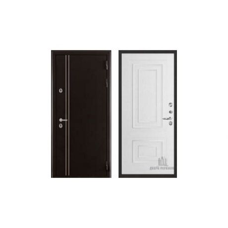 Дверь входная (стальная, металлическая) Regidoors Норд 2 Термо Florence 62002 "Серена белый"
