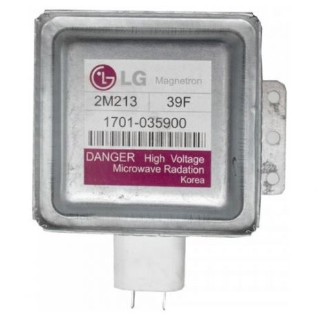 LG М213-39F магнетрон для микроволновой печи серебристый