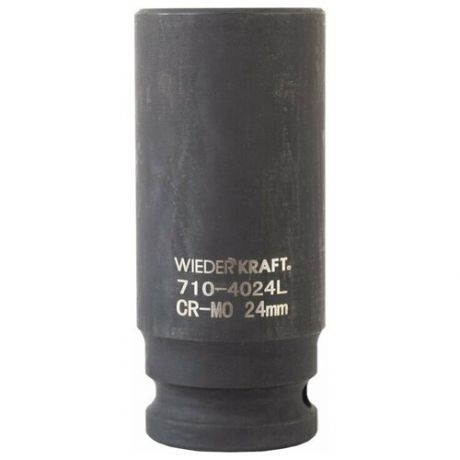 Головка WIEDERKRAFT торцевая ударная глубокая 1/2", 6 гр. 24 мм WDK-710-4024L
