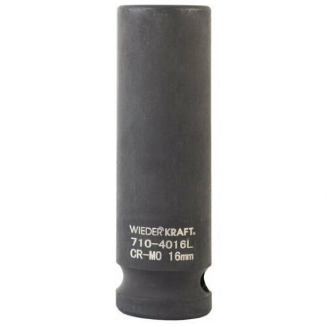 Головка WIEDERKRAFT торцевая ударная глубокая 1/2", 6 гр. 16 мм WDK-710-4016L