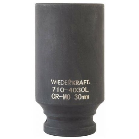 Головка WIEDERKRAFT торцевая ударная глубокая 1/2", 6 гр. 30 мм WDK-710-4030L