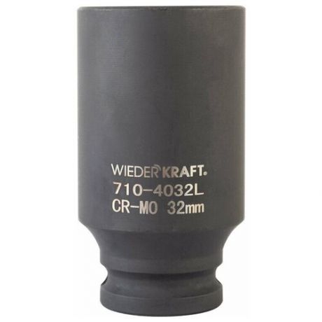 Головка WIEDERKRAFT торцевая ударная глубокая 1/2", 6 гр. 32 мм WDK-710-4032L