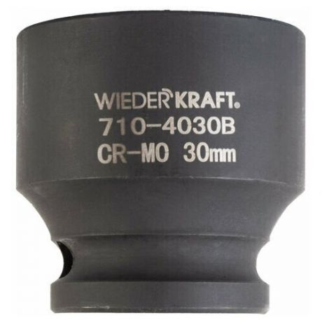 Головка WIEDERKRAFT торцевая ударная 1/2", 6 гр. 30 мм WDK-710-4030