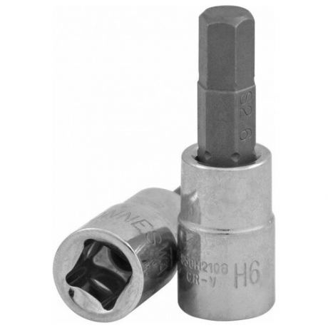 Торцевая головка 1/2"DR с шестигранной вставкой Hex 17 мм, L-55 мм