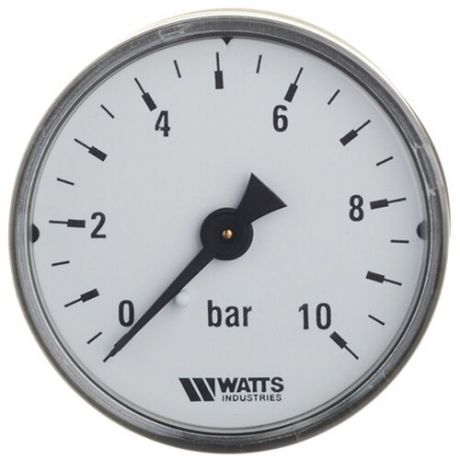Манометр Watts (10008093) 1/4 НР(ш) аксиальный 10 бар d50 мм