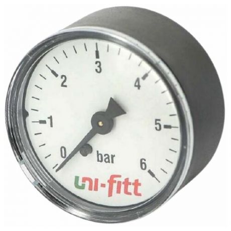 Манометр аксиальный Uni- Fitt 63 мм 1/4" 6 бар