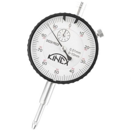 Индикатор часового типа ИЧ-10 0-10мм 0,01мм (с ушком) Kinex 1155-02-710 (TOP QUALITY)