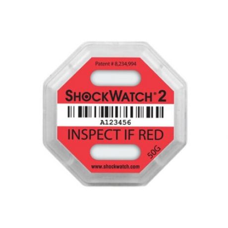 Одноразовый индикатор удара Шоквотч 2 / ShockWatch 2, 50G (упаковка 10 штук)