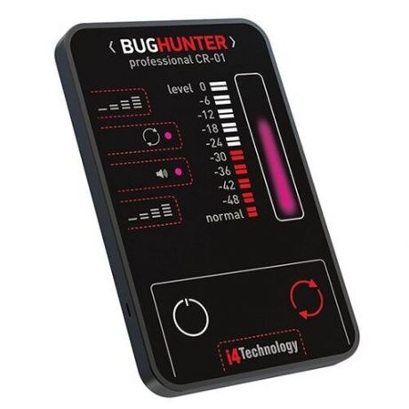 Детектор скрытых жучков, видеокамер и прослушивающих устройств "BugHunter CR-01 Карточка