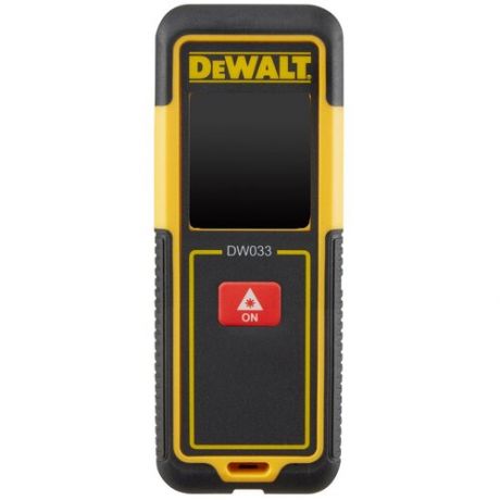 Лазерный дальномер DeWALT DW 033 30 м черный/желтый
