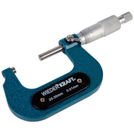 Микрометр WIEDERKRAFT нониусный 25-50 мм 0.01 мм WDK-MM5001