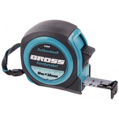 Измерительная рулетка Gross Komfortabel 32564 25 мм x 10 м