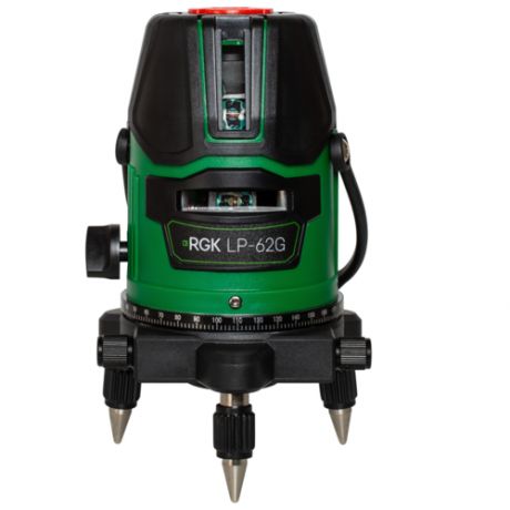Лазерный уровень RGK LP-62G зеленый луч