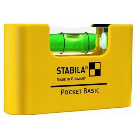 Миниатюрные уровни Stabila Уровень Pocket Basic, 7 см, Stabila