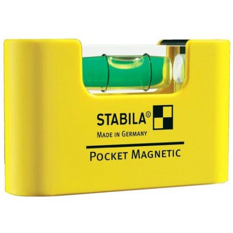 Миниатюрные уровни Stabila Уровень Pocket Magnetic, 7 см Stabila