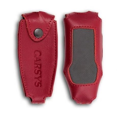 Кожаный чехол для толщиномера CARSYS DPM-816 красный