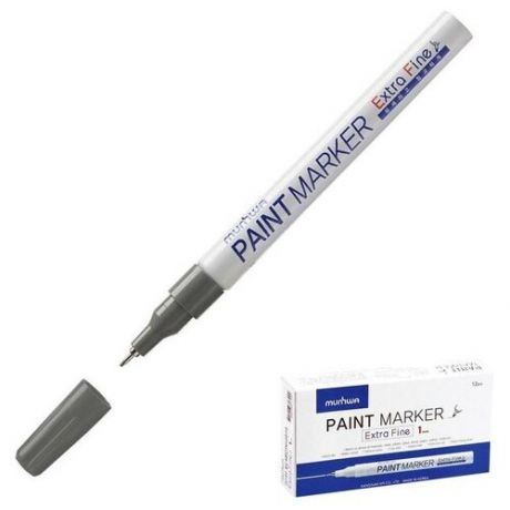 MUNHWA Маркер-краска лаковый munhwa extra fine paint marker , серебряный, 1 мм, нитро-основа, efpm-06
