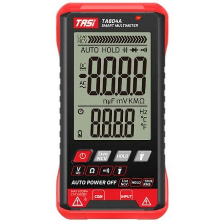 Цифровой мультиметр TASI TA804A Red