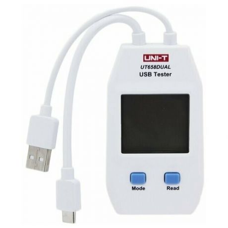 USB-мультиметр цифровой UNI-T UT658DUAL белый