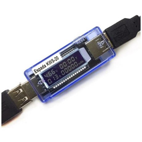 USB-мультиметр цифровой ESPADA KWS-V20 синий